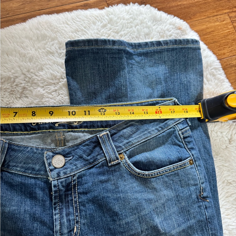 Vintage American Eagle AE 1977 boyfriend bootcut jeans size 14 - Picture 6 of 9